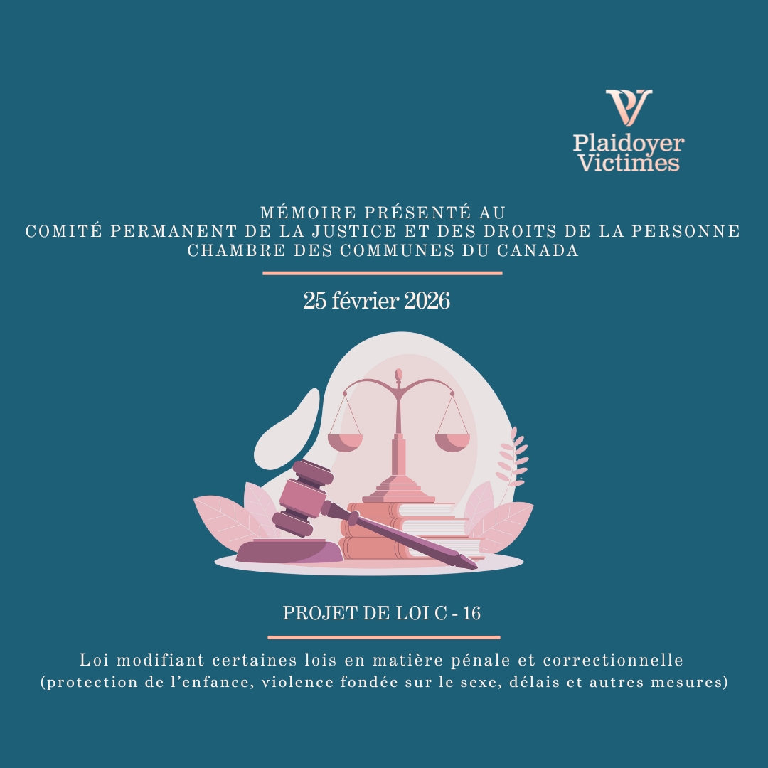 Mémoire PV présenté au comité permanent de la justice et des droits de la personne le 25 février 2026 | Chambre des communes du Canada